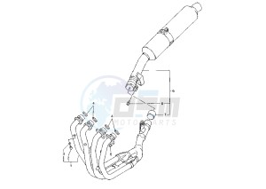 FZS FAZER 600 drawing EXHAUST