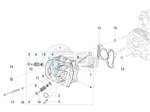 946 150 4T 3V ABS ARMANI (NAFTA) drawing Head unit - Valve