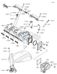 JET SKI ULTRA 310LX JT1500MGF EU drawing Throttle