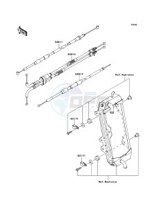 KX250F KX250W9F EU drawing Cables