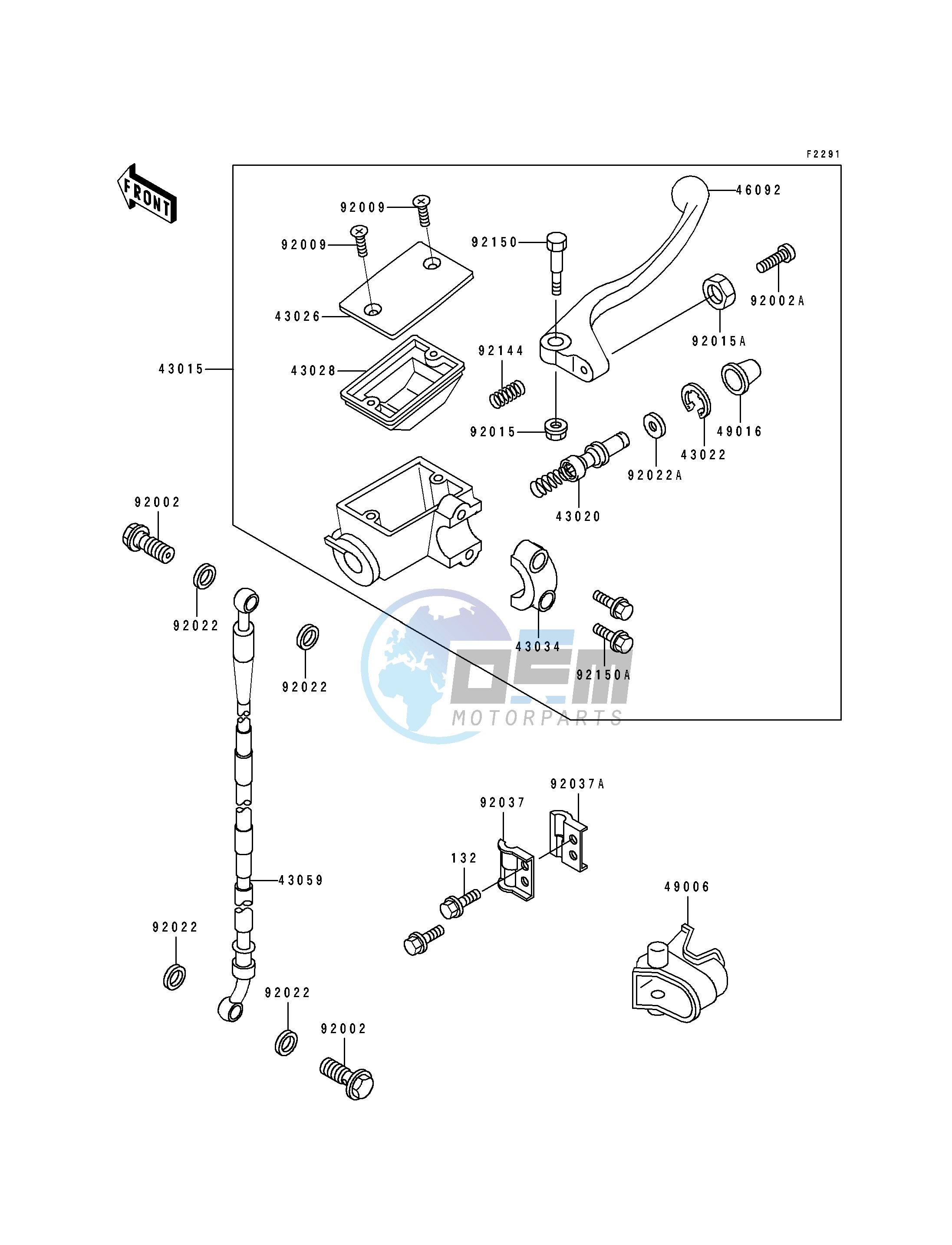 FRONT MASTER CYLINDER