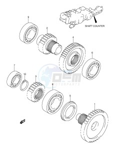 AN650 (E2) Burgman drawing SHAFT COUNTER IDLER (MODEL K3 K4)