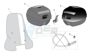 Gulliver 50 h2o drawing Acc. - Windshields/Top cases