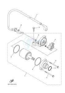 YFZ450R YFZ45YSXH (BW22) drawing STARTING MOTOR