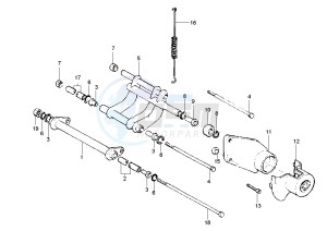 Liberty 125-150 drawing Swinging arm