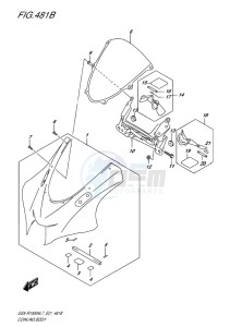 GSX-R1000 EU drawing COWLING BODY (YKV,YVZ)