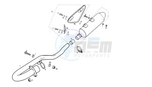 CROSS CITY - 125 CC 4T EU3 drawing EXHAUST NEW