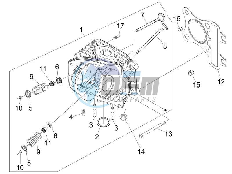 Cilinder head unit - Valve