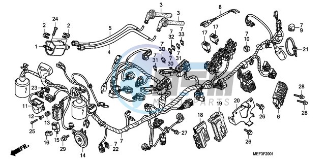 WIRE HARNESS (FJS400D9/FJ S400A)