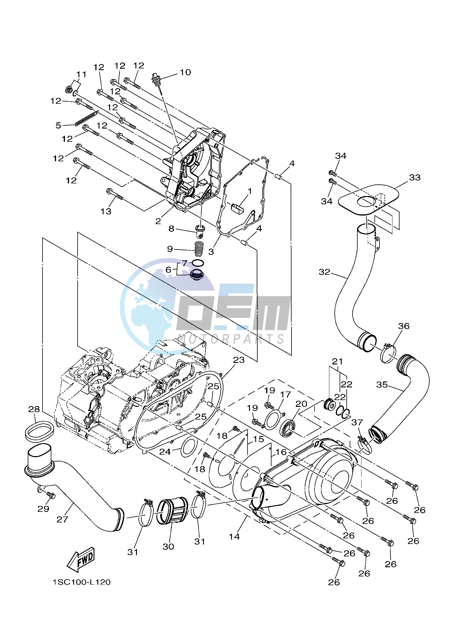 CRANKCASE COVER 1