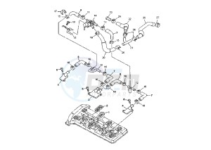 FJR A 1300 drawing AIR INDUCTION SYSTEM