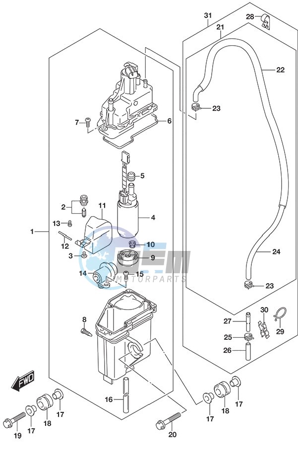 Fuel Vapor Separator