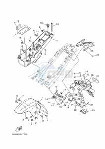 MT-07 MTN690-U (BHH4) drawing FENDER