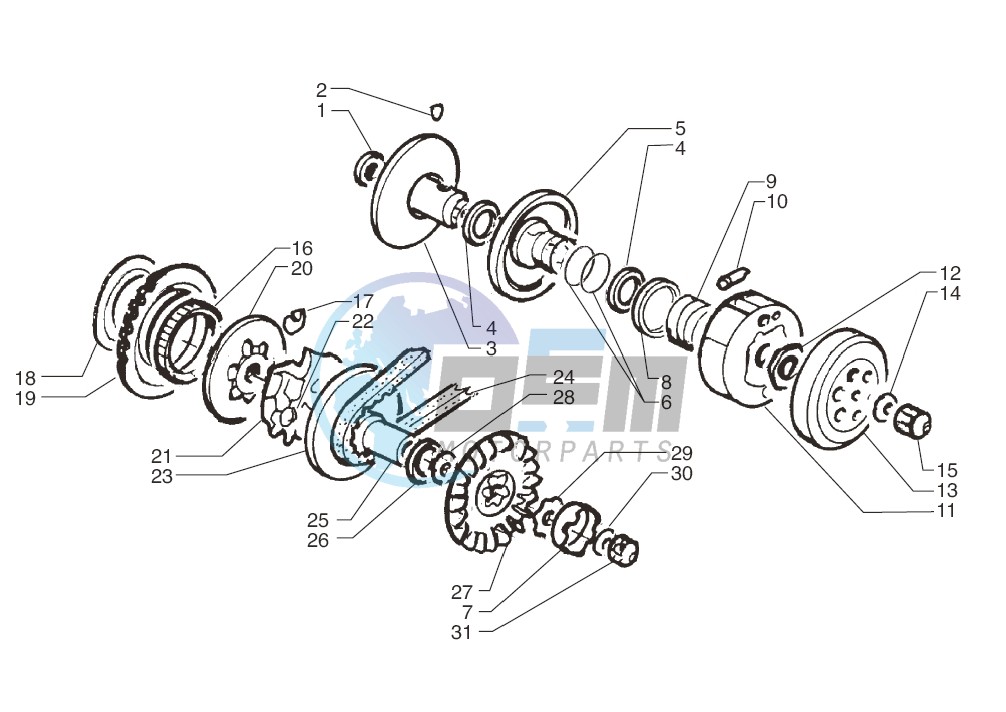 Driving pulley