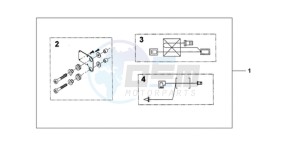 CBF10009 F / CMF drawing HEATED GRIP ATT.