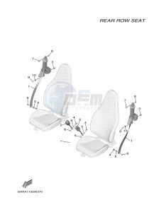 YXF850ES YX85FPSP (BARM) drawing SEAT 4