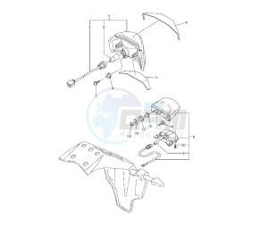 FZ1-N 1000 drawing TAILLIGHT