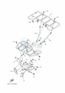 YFM700FWBD YFM7NKPHK (B5KF) drawing GUARD