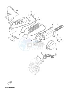 YPR250RA XMAX 250 ABS EVOLIS 250 ABS (1YS7 1YS7 1YS7) drawing INTAKE 2