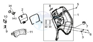 MIO 115 L7 drawing COWLING INNER FR PLATE