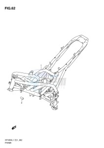 SFV650 (E21) Gladius drawing FRAME (SFV650UL1 E24)