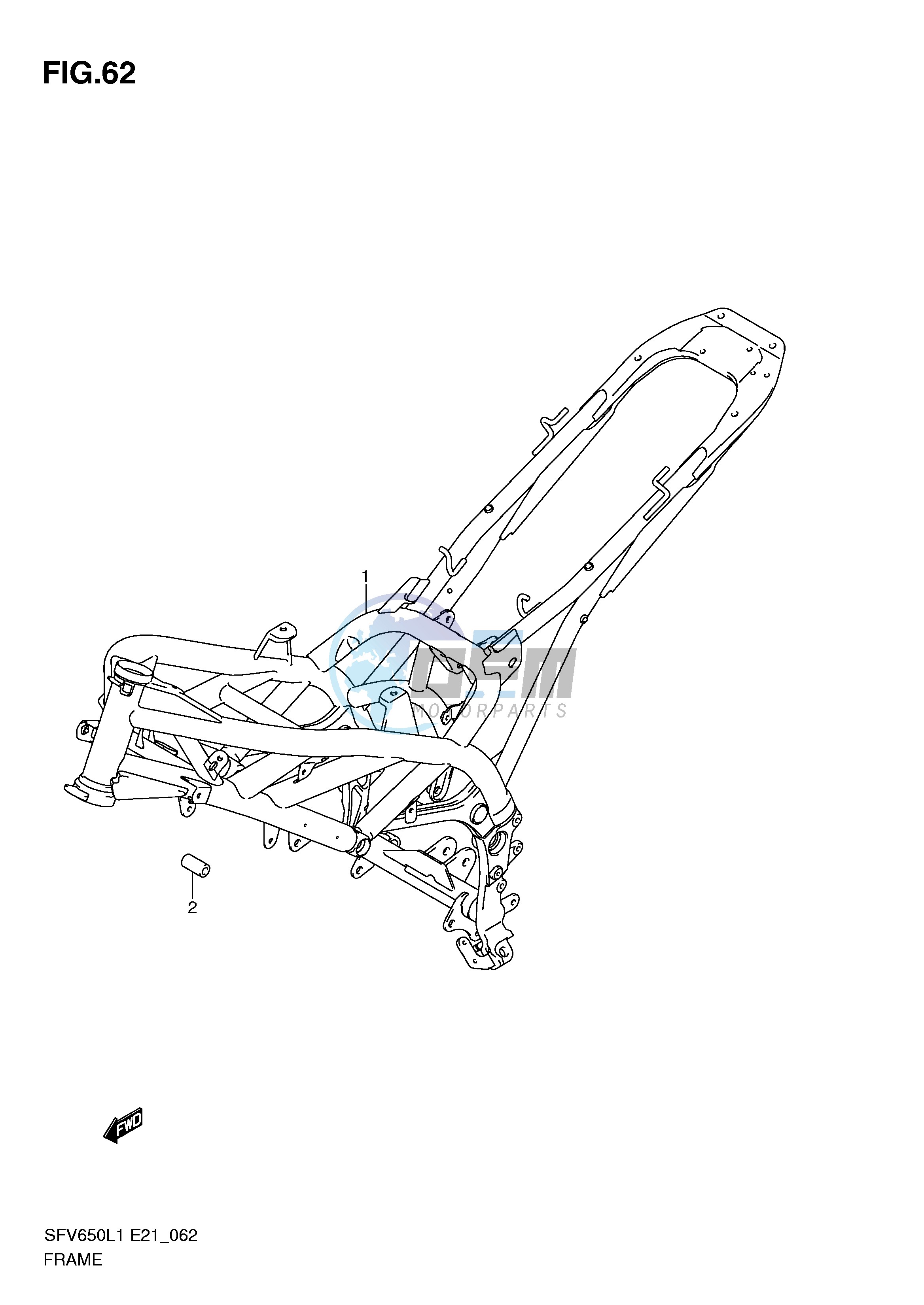 FRAME (SFV650UL1 E24)