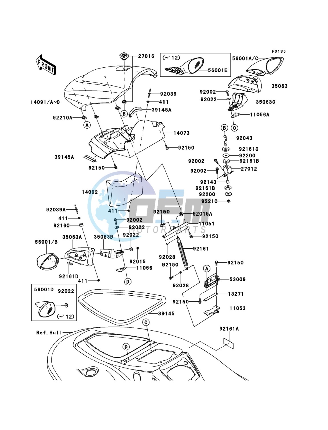 Hull Front Fittings