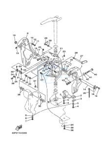 LF150TXR-2009 drawing FRONT-FAIRING-BRACKET