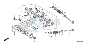 NC700SDE NC700SD 2ED - (2ED) drawing CAMSHAFT/ VALVE