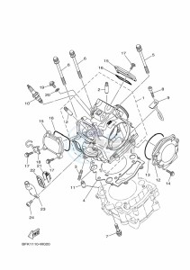 YFM700R (BCXH) drawing CYLINDER HEAD