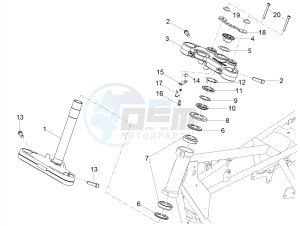 V7 III Racer 750 e4 (NAFTA) drawing Steering