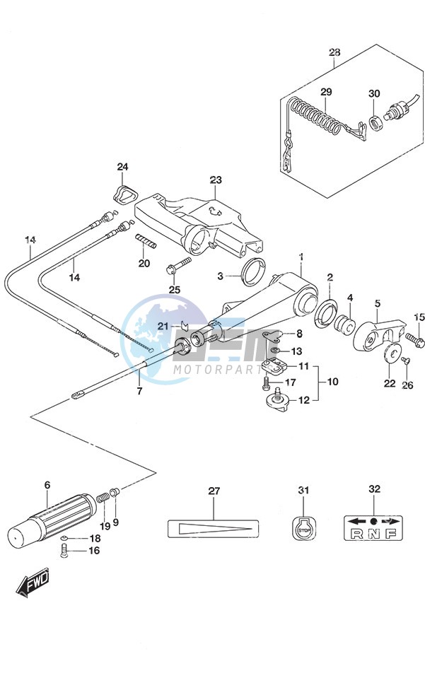 Tiller Handle