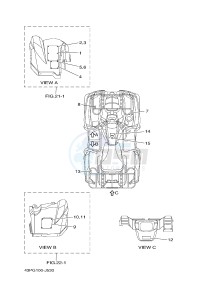 YFM700FWAD YFM7FGPB GRIZZLY 700 EPS (1HP3 1HP4) drawing EMBLEM & LABEL 1