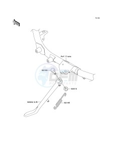 VN 1600 B [VULCAN 1600 MEAN STREAK] (B6F-B8FA) B8F drawing STAND-- S- -