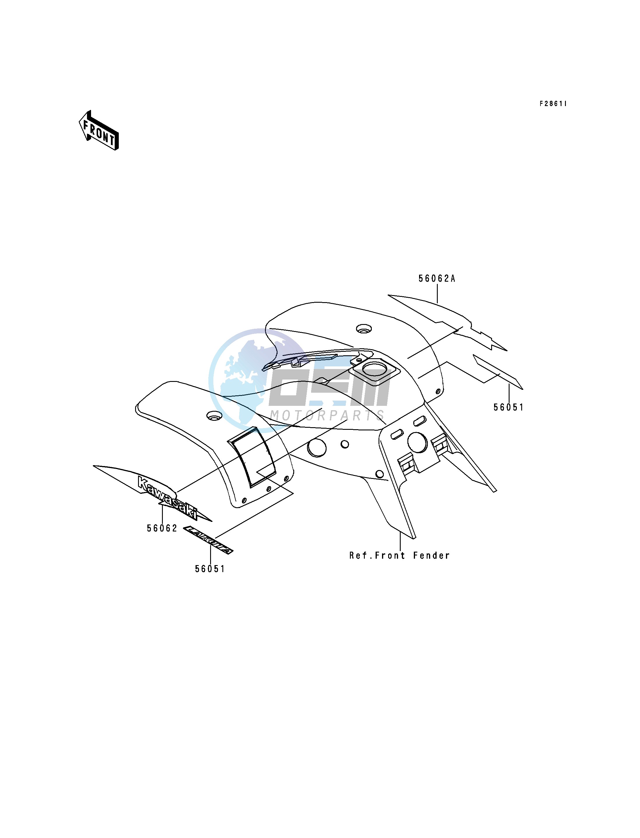 DECALS-- RED- --- KEF300-A5- -