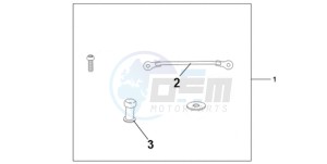 CBR1000RR9 Australia - (U / SPC) drawing TANK BAG ATT KIT