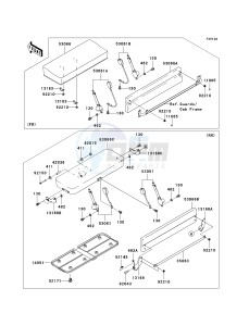 KAF 620 J [MULE 3010 TRANS4X4] (J6J-J8F) J7F drawing SEAT-- J7F- -