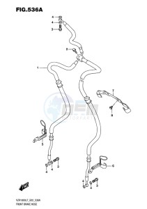 VZR1800BZ BOULEVARD EU drawing FRONT BRAKE HOSE