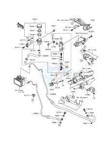 NINJA 300 ABS EX300BGFA XX (EU ME A(FRICA) drawing Rear Master Cylinder