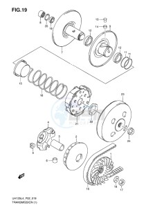 UH125 ABS BURGMAN EU drawing TRANSMISSION (1)