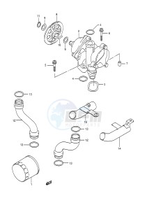 GSX-R1100 (E28) drawing OIL PUMP