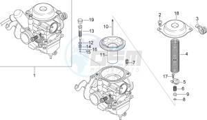 Leonardo 125-150 drawing Carburettor I