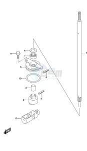 DF 250 drawing Clutch Rod SS Model