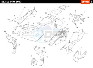 RS3-50-PRO-RED drawing PLASTICS - COVERS REAR