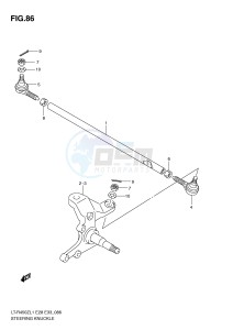 LT-R450 (E28-E33) drawing STEERING KNUCKLE