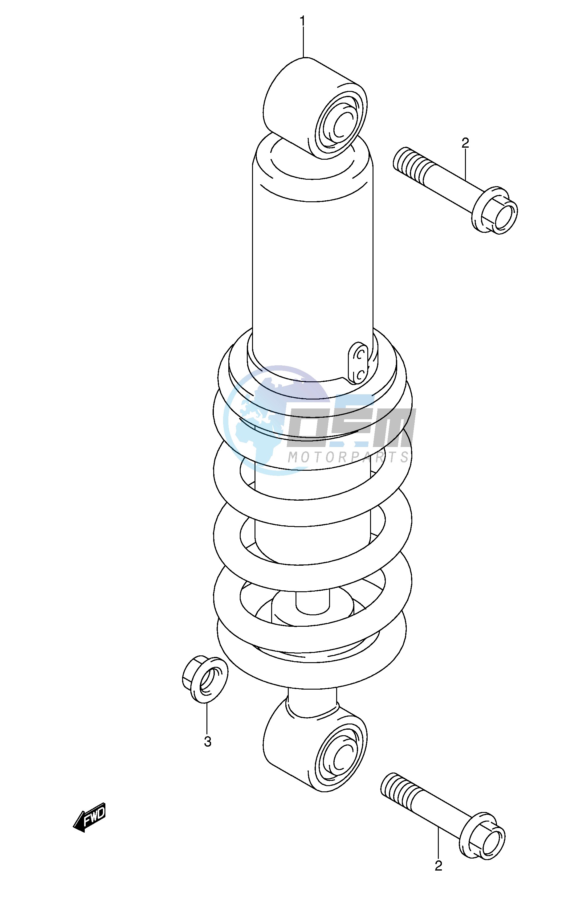 REAR SHOCK ABSORBER