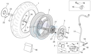 SR R and R Factory 50 IE-Carb drawing Rear wheel - disc brake