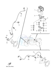 MTM850 MTM-850 XSR900 (B90R) drawing ELECTRICAL 3