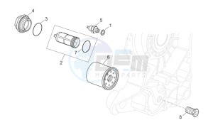 Scarabeo 250 Light e3 drawing Oil Filter