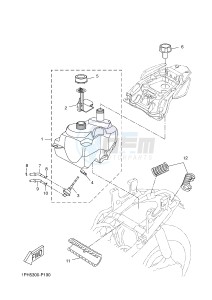 NS50 AEROX R (1PH5 1PH5 1PH5 1PH5 1PH5) drawing FUEL TANK